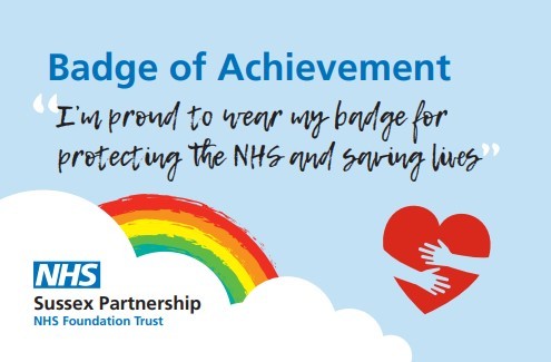 Rainbow badges bring joy to children of NHS staff thumbnail