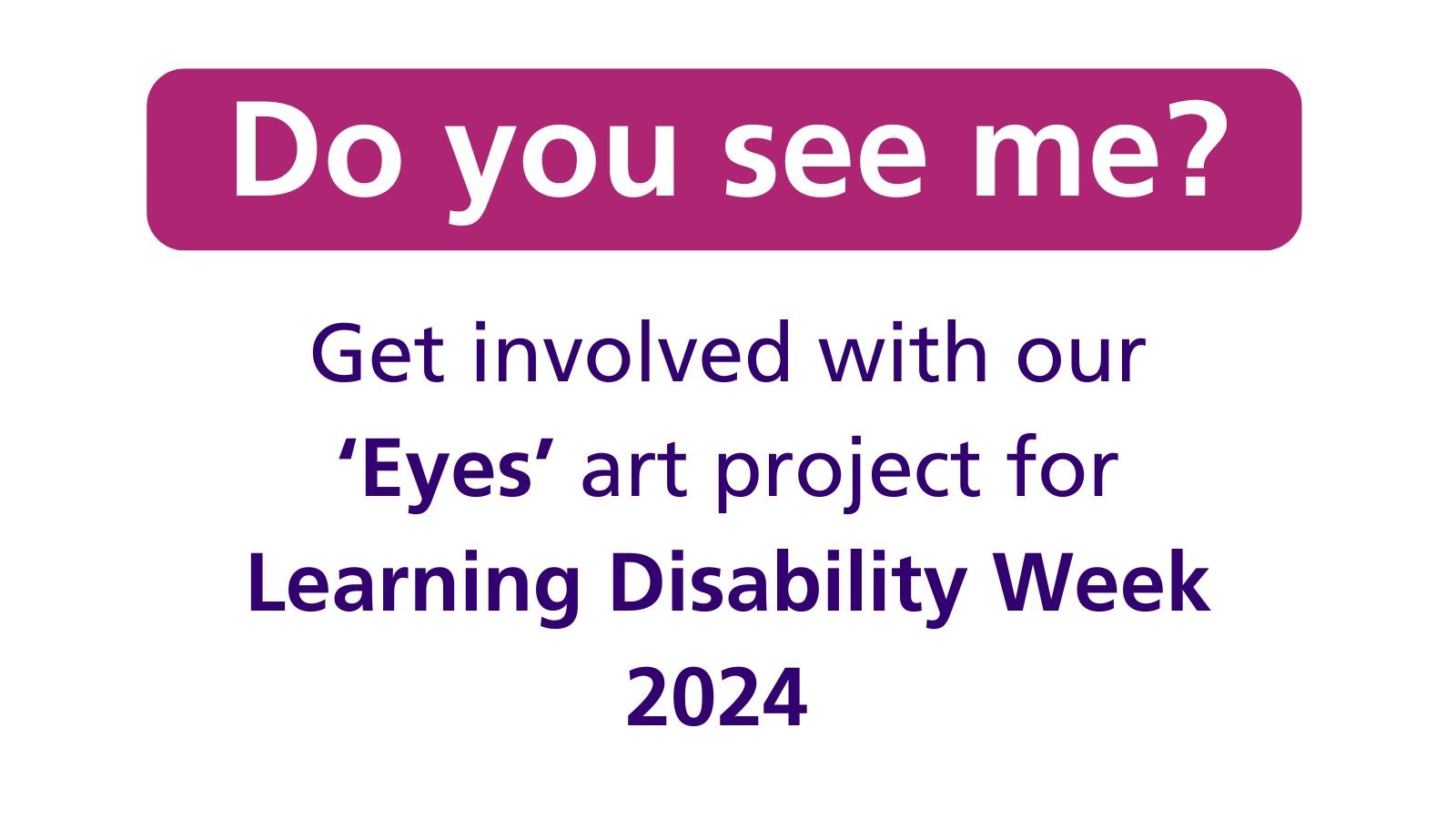 Get involved: Learning Disability Week 2024 thumbnail