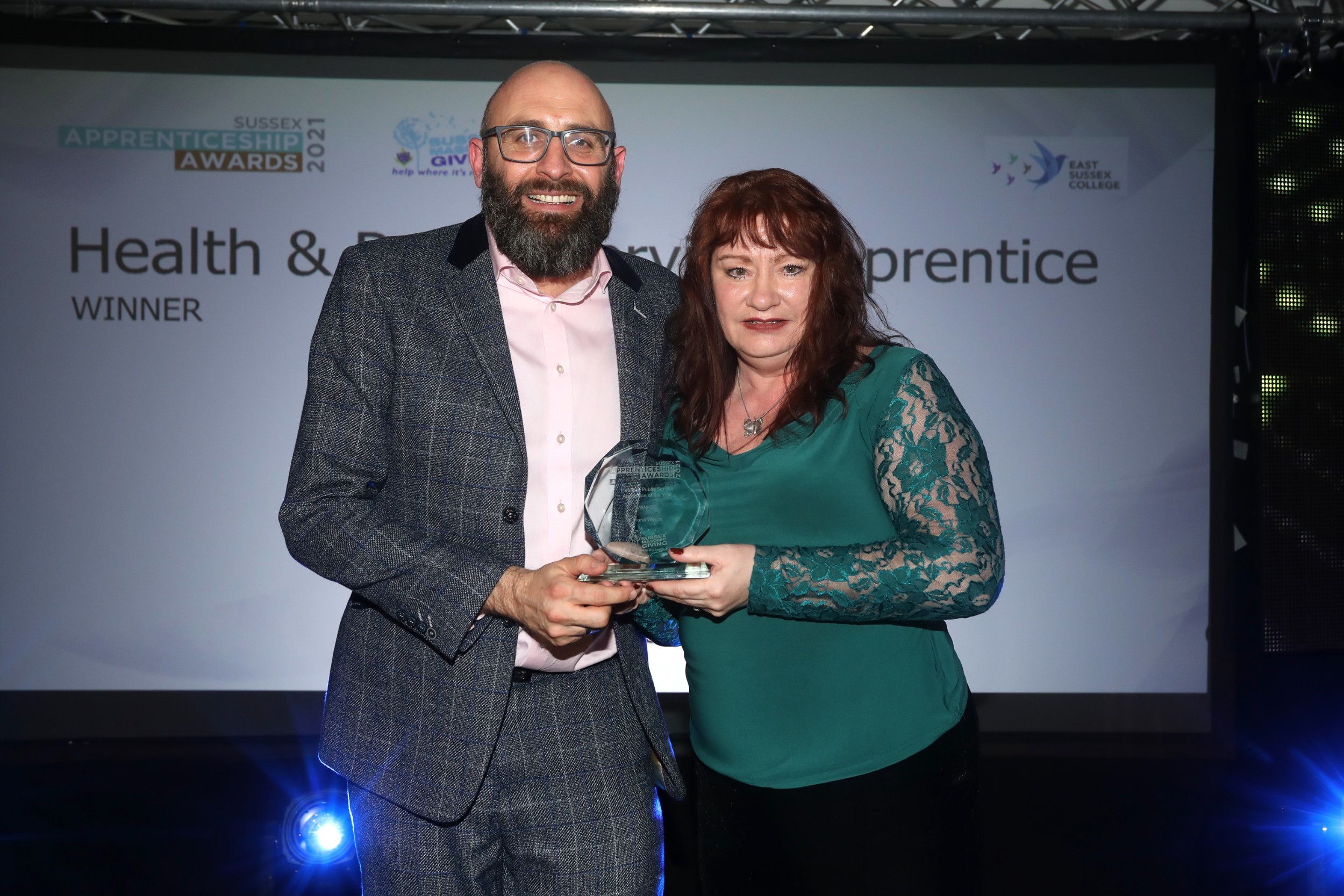Celebrating training success - Eastbourne mental health worker receives award thumbnail