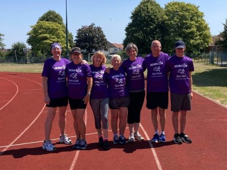 Image of members of Heads On running club