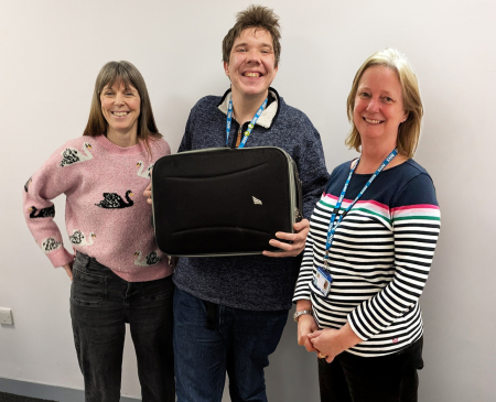 Jodie_Josh and Kirsty_Selden Centre_sensory suitcase.jpg