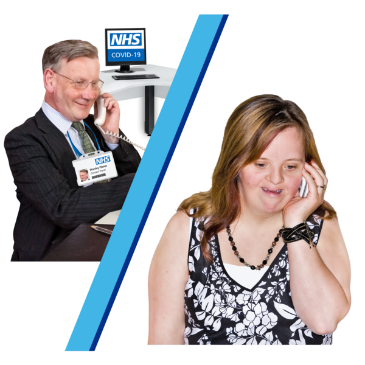 Person calling the NHS out of hours