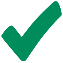 Green yes tick